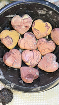 Mookaite jasper heart