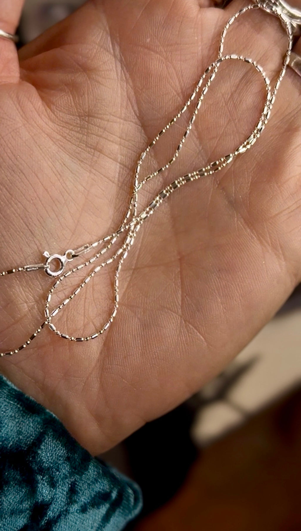 .925 sterling silver chain SR30