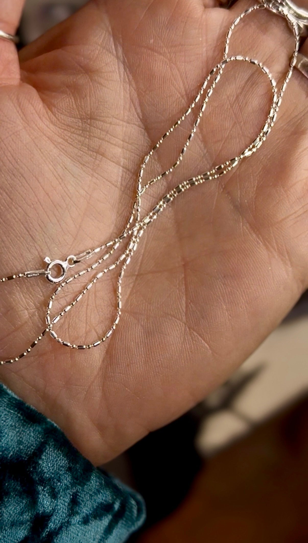 .925 sterling silver chain SR30