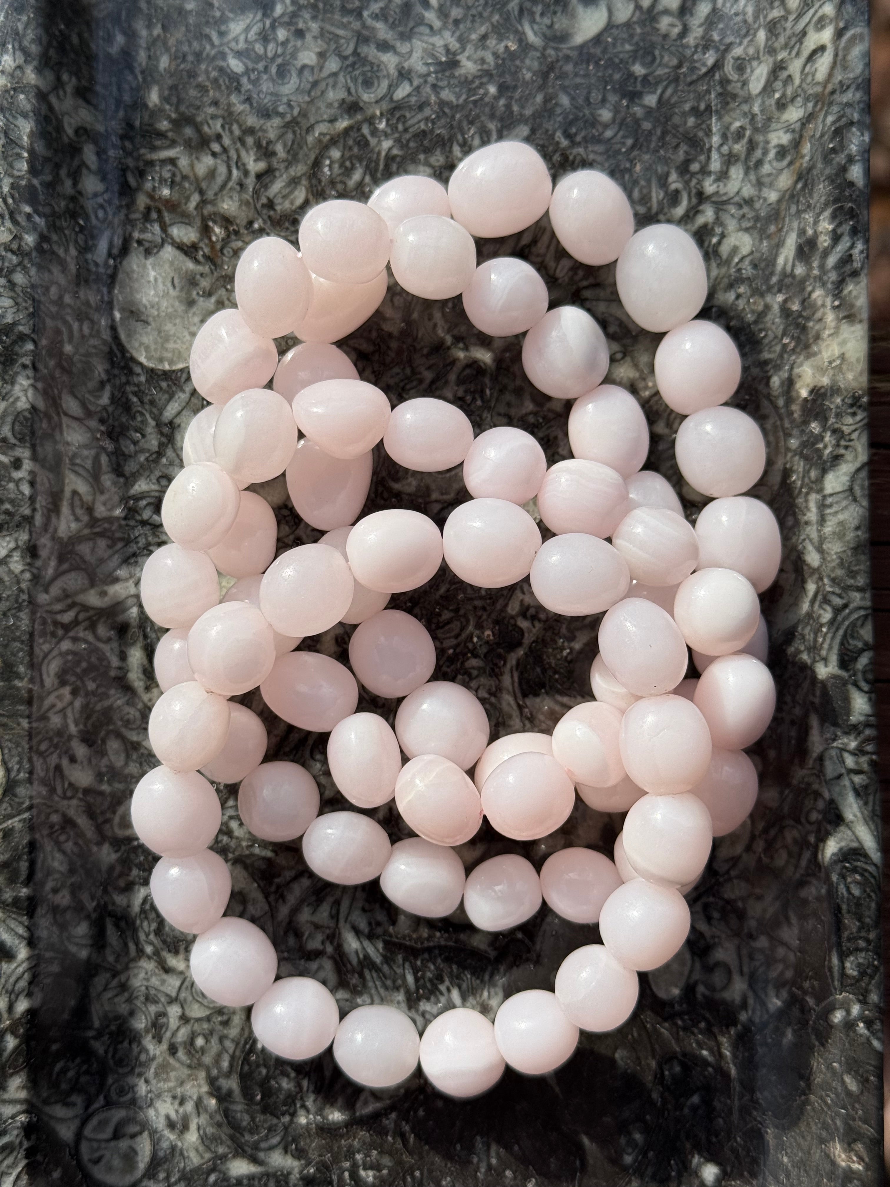Mangano calcite bracelet