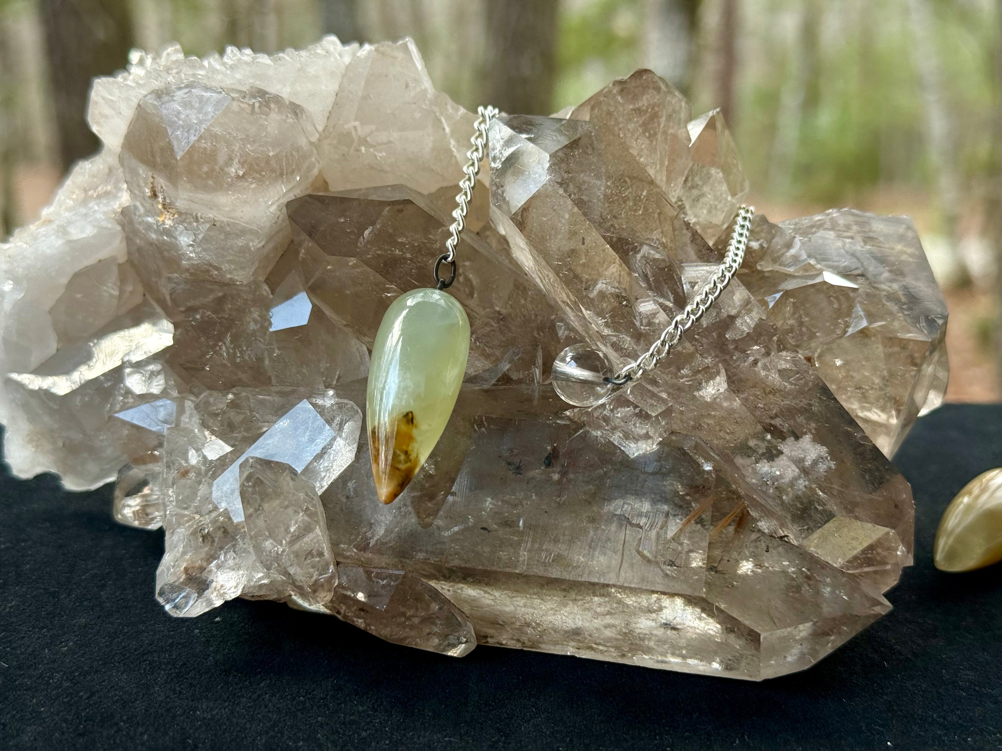 Atlantean Blue Onyx pendulum