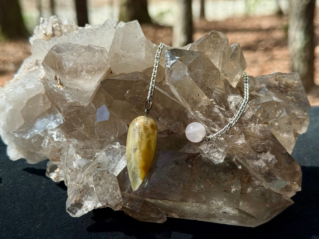 Atlantean Blue Onyx pendulum