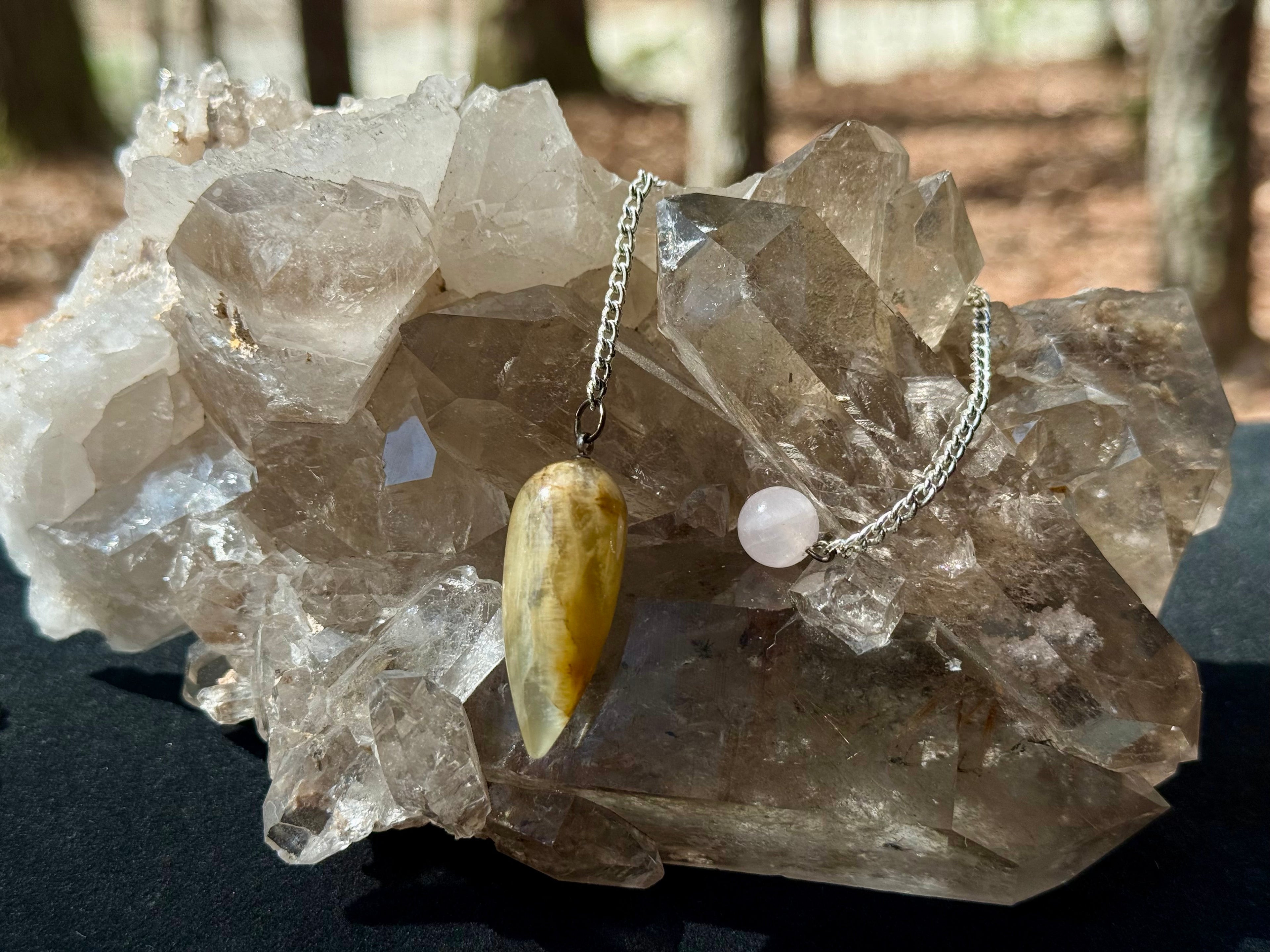 Atlantean Blue Onyx pendulum