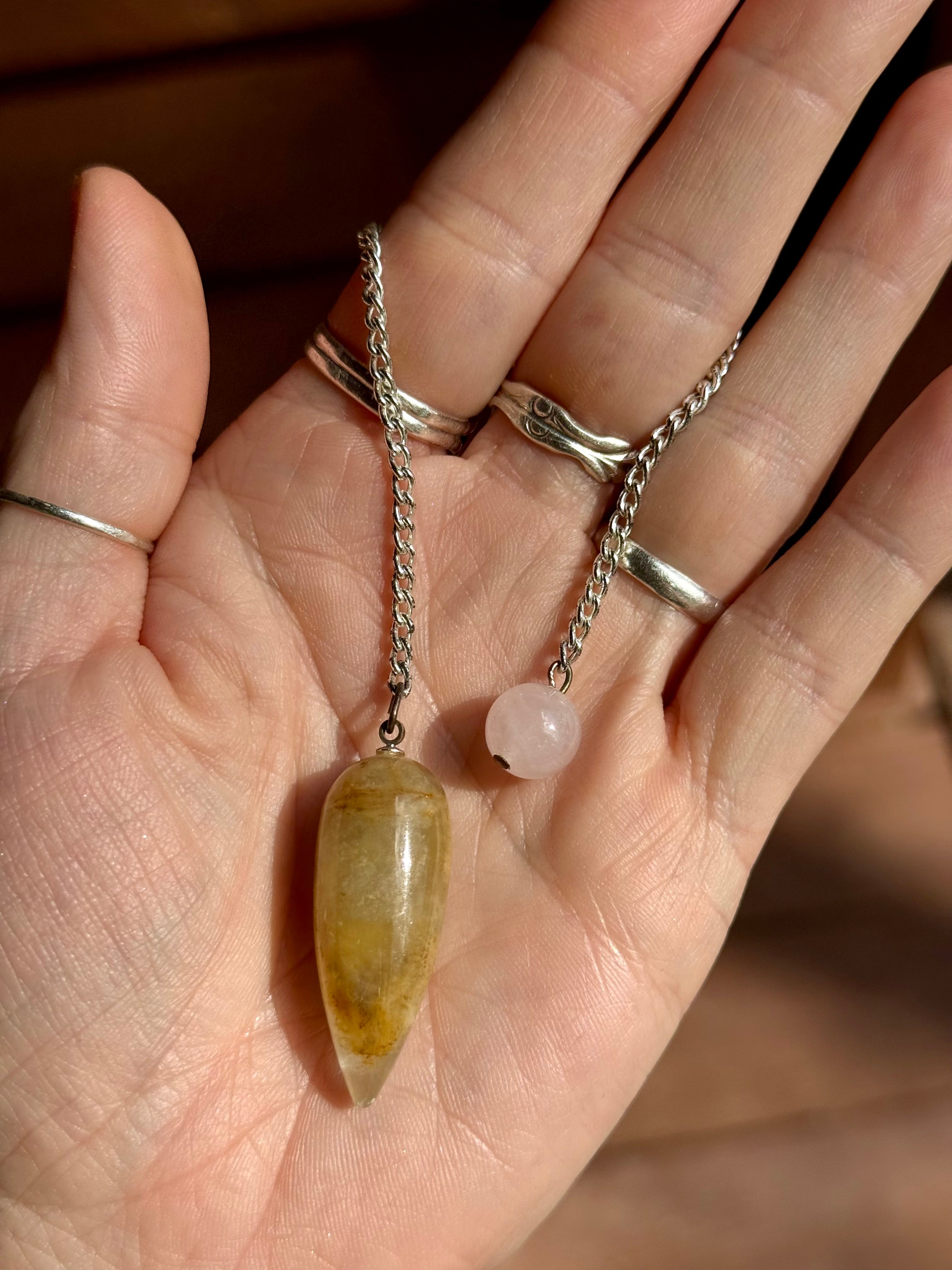 Atlantean Blue Onyx pendulum