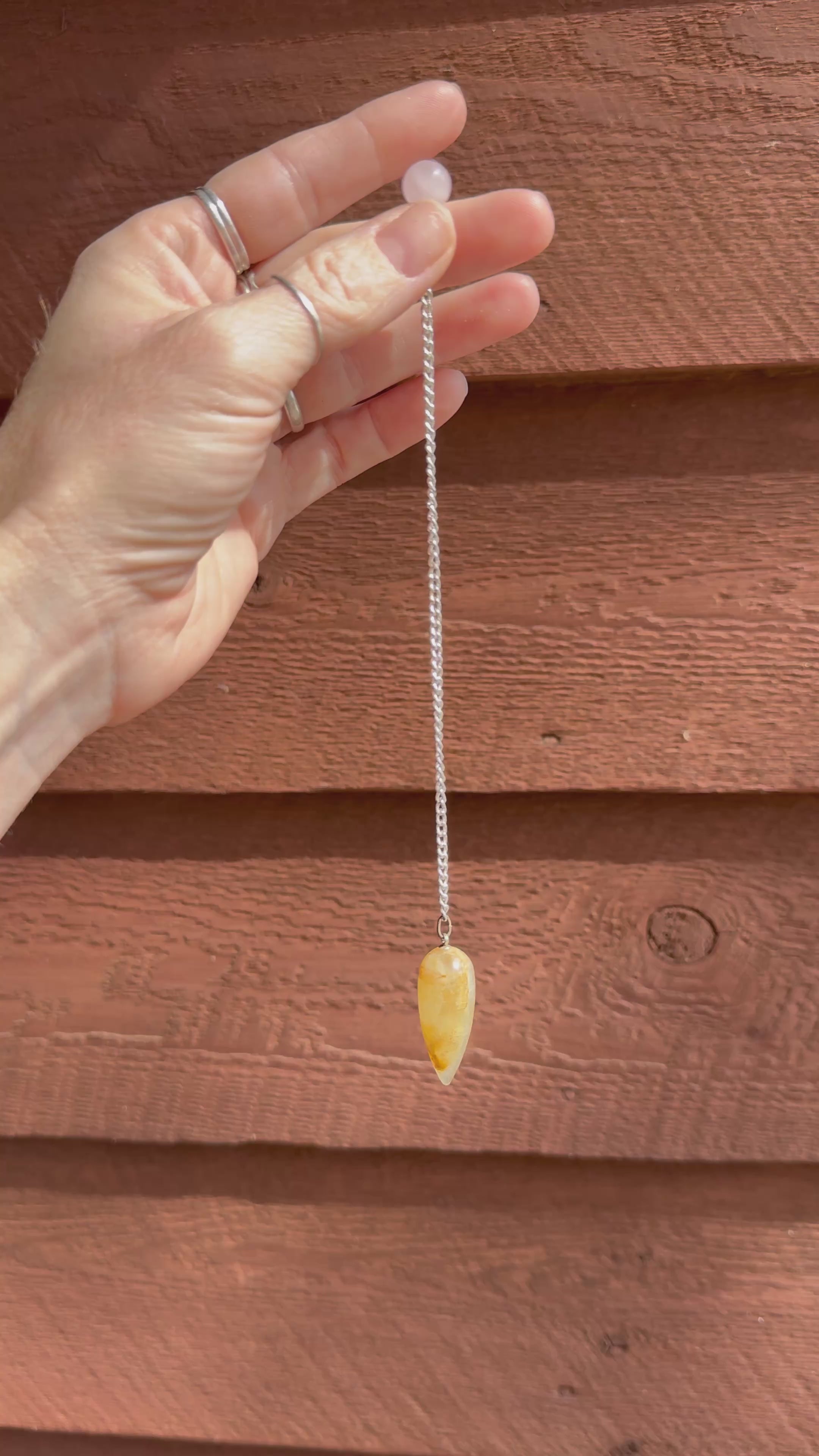 Atlantean Blue Onyx pendulum