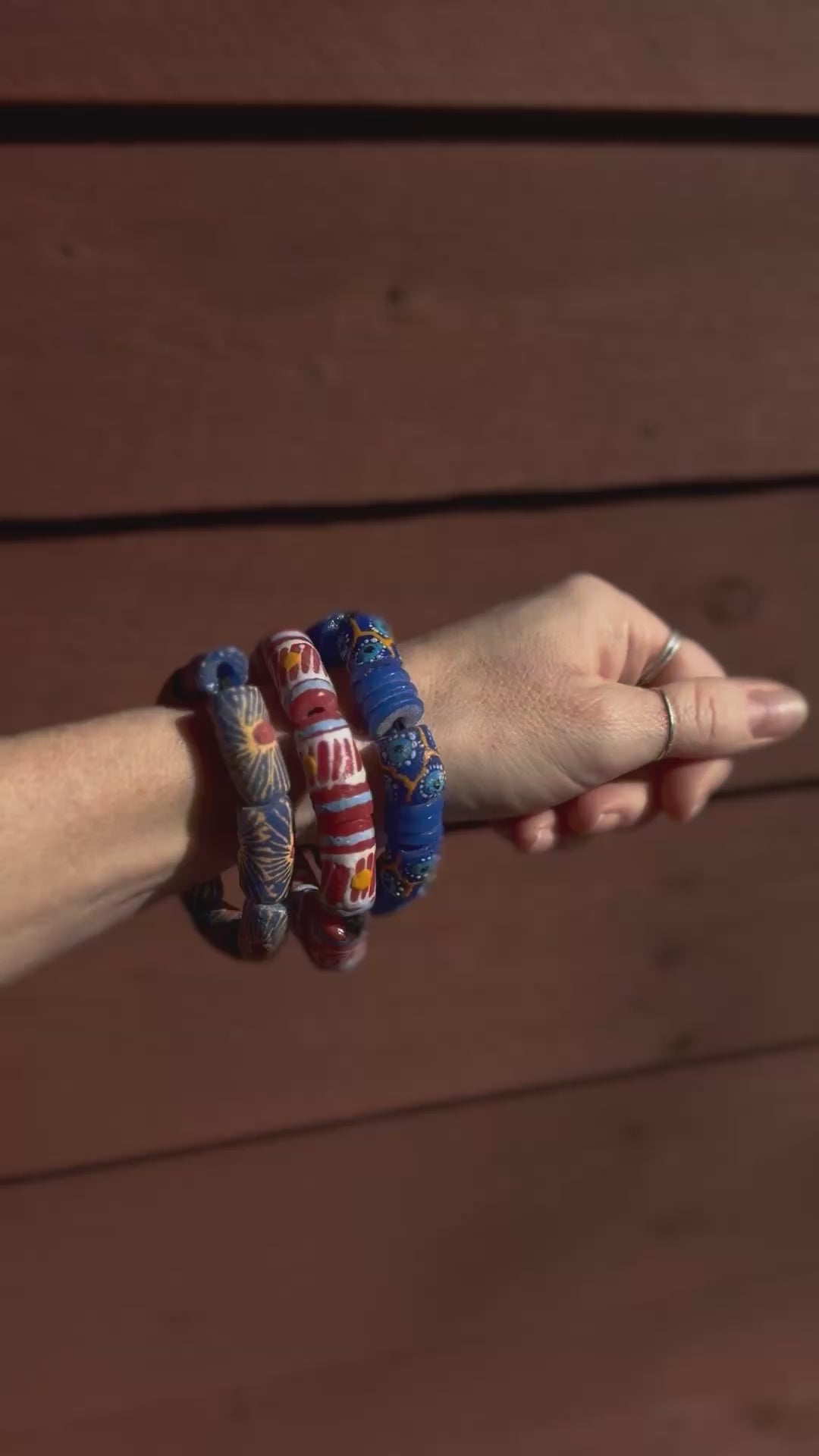 Krobo beaded bracelet (Ghana)