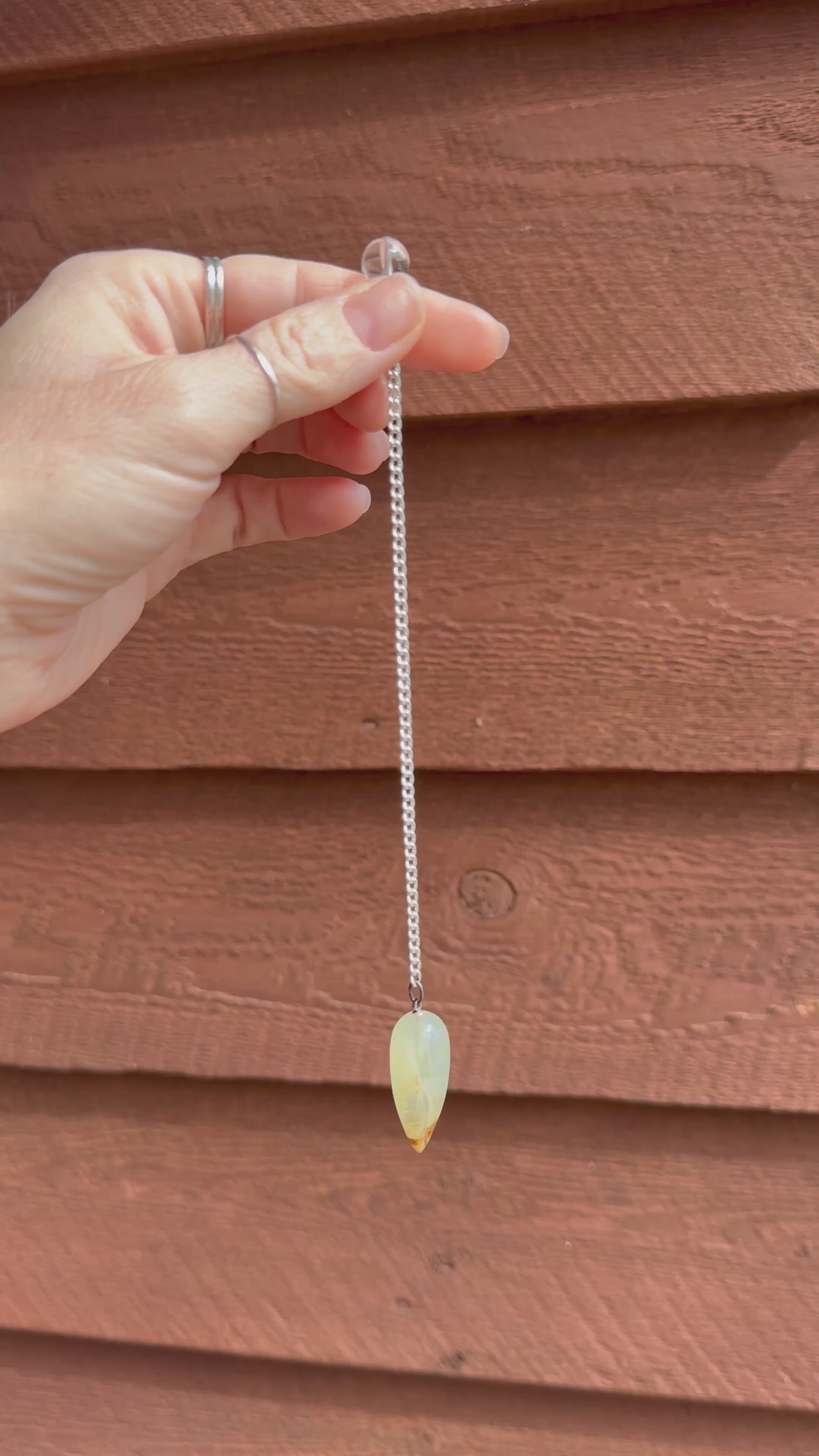 Atlantean Blue Onyx pendulum