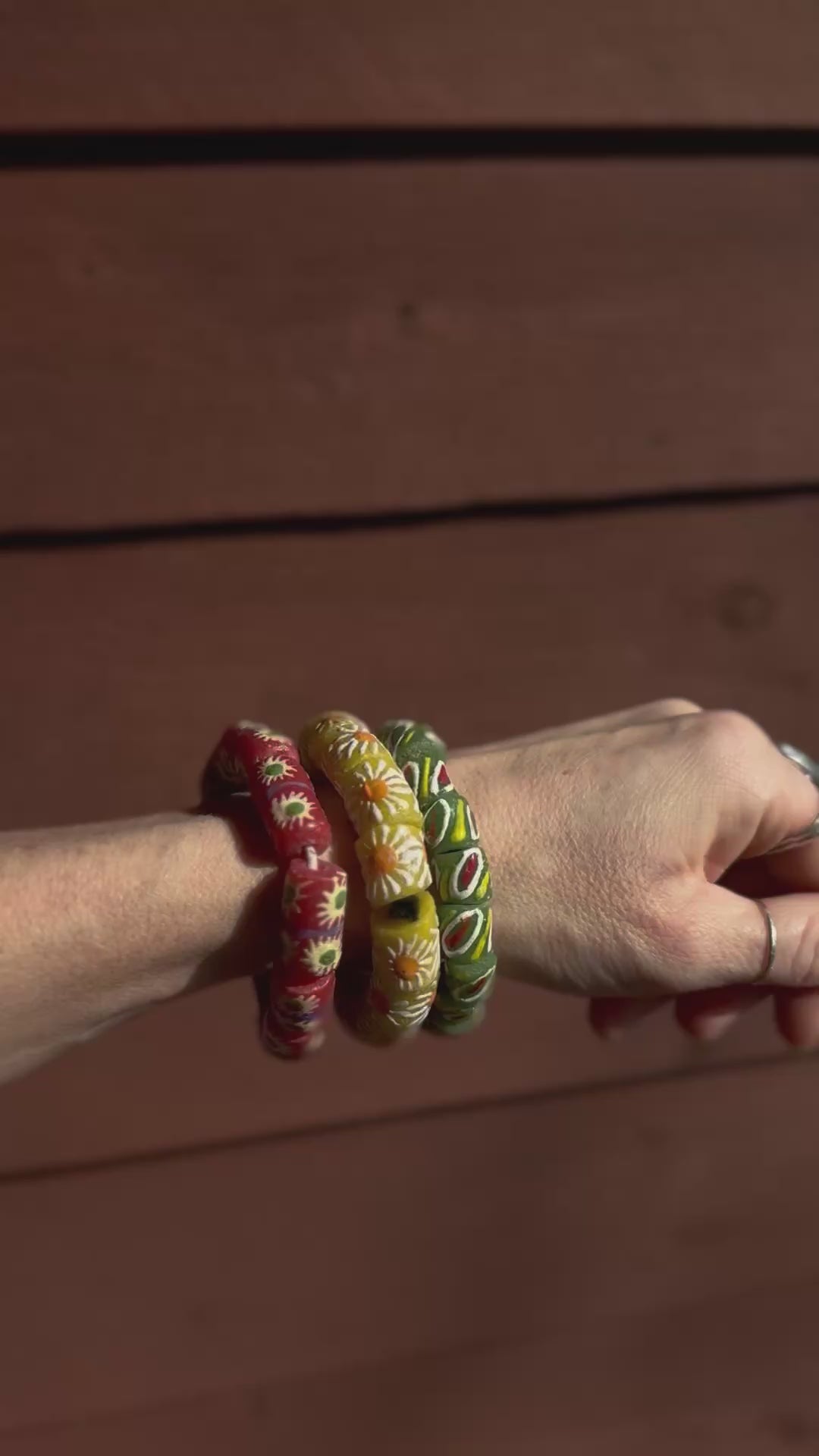 Krobo beaded bracelet (Ghana)
